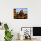 Poster Asie, Myanmar, Bagan. Temples antiques et (Bureau à domicile)