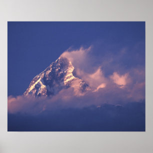 Poster Asie, Népal. Machhapuchhare