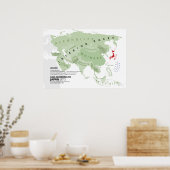 Poster Asie Selon le Japon (Cuisine)