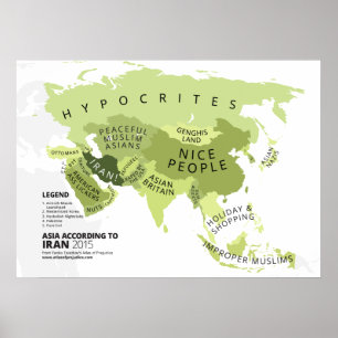 Poster Asie Selon l'Iran