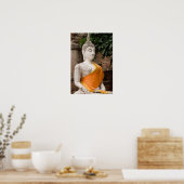 Poster Asie, Thaïlande, Siam, Bouddha à Ayutthaya (Cuisine)