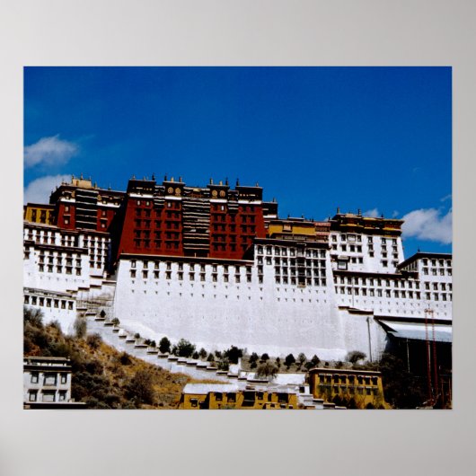 Poster Asie, Tibet, Lhassa, Potala Palace aka Red 2 (Devant)