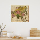 Poster AsieCarte panoramiqueAsie 10 (Cuisine)