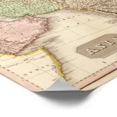 Poster AsieCarte panoramiqueAsie 3 (Coin)