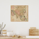 Poster AsieCarte panoramiqueAsie 8 (Cuisine)