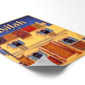 Poster Asilah Maroc ville bleue (Coin)
