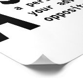 Poster Askhole - Définition du dictionnaire sarcastique (Coin)