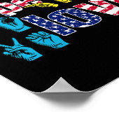 Poster Asl American Sign Language 4 juillet Faith Hope (Coin)