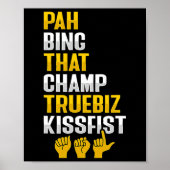 Poster Asl Hand Gesture Deaf Hearing Loss Awareness 8  (Devant)