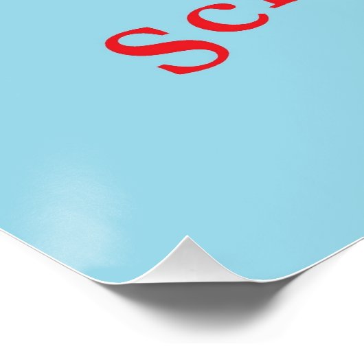 Poster ASL Heure pour l'école (Coin)