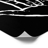 Poster Asl I Love You Hand Heart American Sign Language V (Coin)