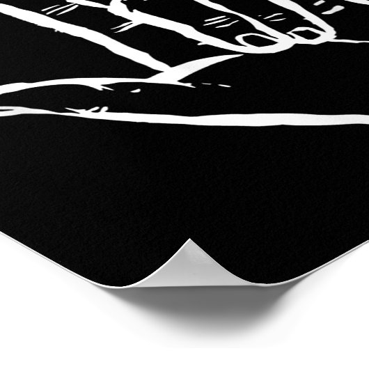 Poster Asl I Love You Hand Heart American Sign Language V (Coin)