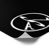 Poster ASL illumine l'esprit et ouvre le coeur 36" x 24" (Coin)