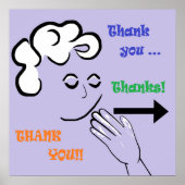 POSTER ASL MERCI ! (Devant)