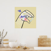 Poster ASL Oh NON (Cuisine)