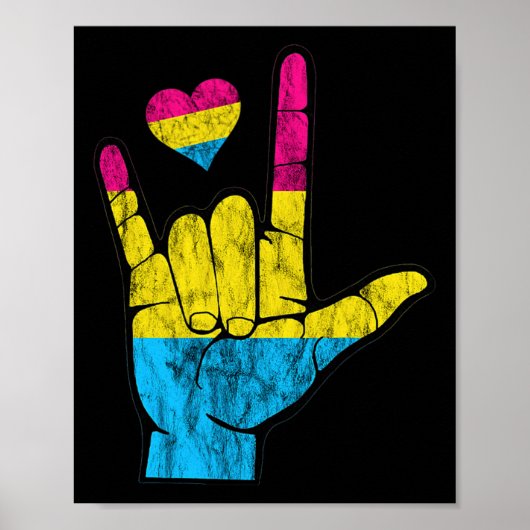 Poster Asl Pride Perte d'audition générale Mois de sensib (Devant)