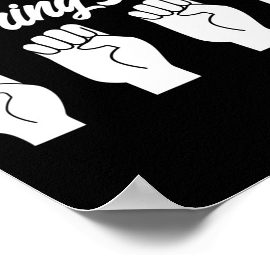 Poster Asl Sign Language Bring Me Beer Deaf (Coin)