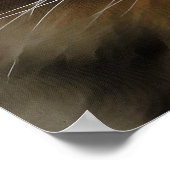 Poster Aslan Le Long Haired Tabby Cat (Coin)