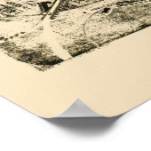 Poster Aspen, CO Carte panoramique - 1893 (Coin)