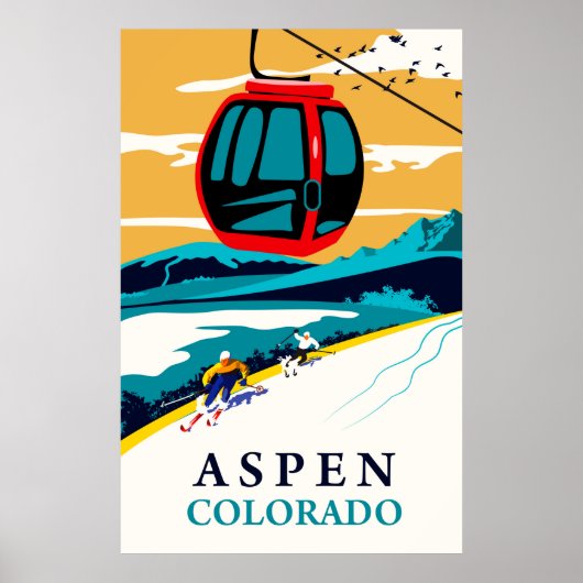 Poster Aspen, Colorado (Devant)