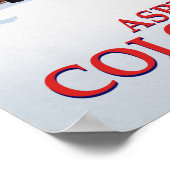 Poster Aspen Colorado Station de ski Town (Coin)