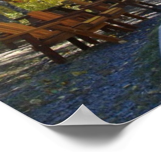 Poster "Aspen Walkway", Portrait, Automne (Coin)