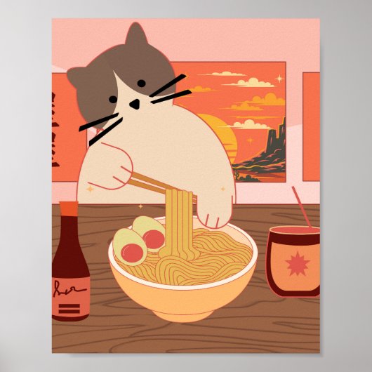Poster Aspiration de Ramen (Devant)