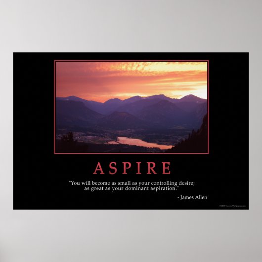 Poster Aspire (Devant)