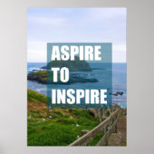 Poster Aspire à inspirer (Devant)