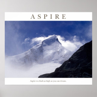Poster Aspire - Mt Aspirant