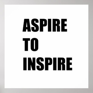 Poster aspirer à inspirer
