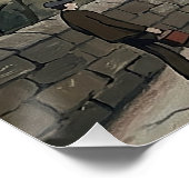 Poster Asquith Bottom Mills Sowerby Bridge dans le style (Coin)