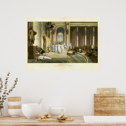 Poster Assassinat de Jules César (Cuisine)