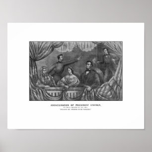 Poster Assassinat du président Lincoln