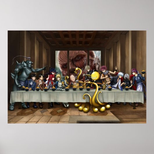 Poster Assassinat Salle de classe Réunion Anime (Devant)