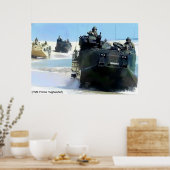 POSTER ASSAUT DE PLAGE (Cuisine)
