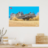 POSTER ASSAUT DE PLAGE - LCAC-75 (Cuisine)