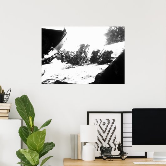 Poster Assaut de Saipan (Bureau à domicile)