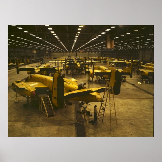 Poster Assemblage des bombardiers B-25 (Devant)