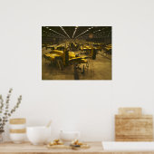 Poster Assemblage des bombardiers B-25 (Cuisine)