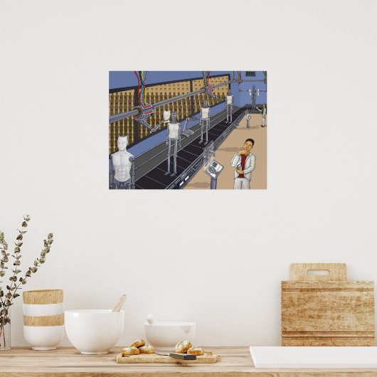 Poster Assemblage robotique (Cuisine)