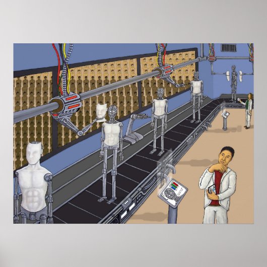 Poster Assemblage robotique (Devant)