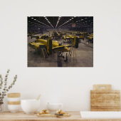 Poster Assemblée du bombardier B-25 (Cuisine)