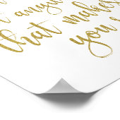 Poster Asseyez-Vous N'Importe Où Qui Vous Rend Smile Sign (Coin)