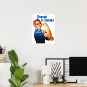 Poster Assez C'Est Assez (Bureau à domicile)