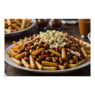 Poster Assiette de Poutine