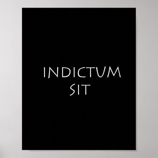 Poster Assiette d'indicateur (Devant)