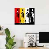 Poster Assiette en multicolore (Bureau à domicile)