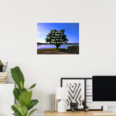 Poster - Assis à l'ombre d'un arbre avec une citat (Bureau à domicile)