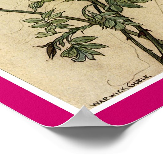 Poster Assis sur le fil d'araignée (Coin)